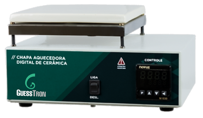 Chapa Aquecedora Digital de Cerâmica